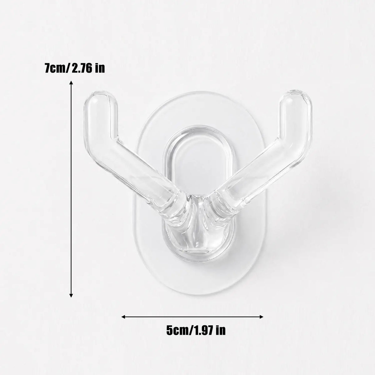 crochet adhésif transparent mur moderne support serviettes clés porte cuisine rangement robuste enfants