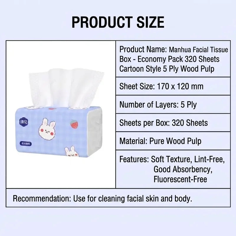 serviettes toilette bleu clair lapins mignons plis 170x120mm 320unités pack cartoon