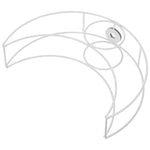 cadre parapluie blanc moderne eyelets diy lampshade bracket table light frame
