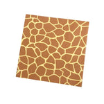 serviettes papier jetables motif animal zèbre léopard feuilles tropicales verte moderne anniversaire mariage baptême