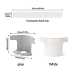 supports drap adhésifs modernes blancs 24.5cm 16cm rubans adhésifs transparents 20cm 2.5cm pièces