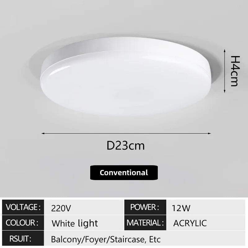 lampe moderne détecteur infrarouge led blanc flux lumineux élevé facile.surface montée garantie an