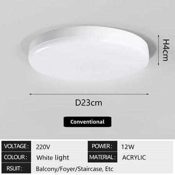 lampe moderne détecteur infrarouge led blanc flux lumineux élevé facile.surface montée garantie an
