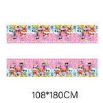 accessoires fête dessins animés chats mignons assiettes serviettes gobelets bannière décoration gâteau ruban table