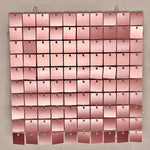 panneau mural décoratif violet bleu blanc doré mosaïque iridescente moderne clips 30cm 30cm