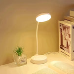 lampe table led rechargeable usb moderne minimaliste blanc opacité câble