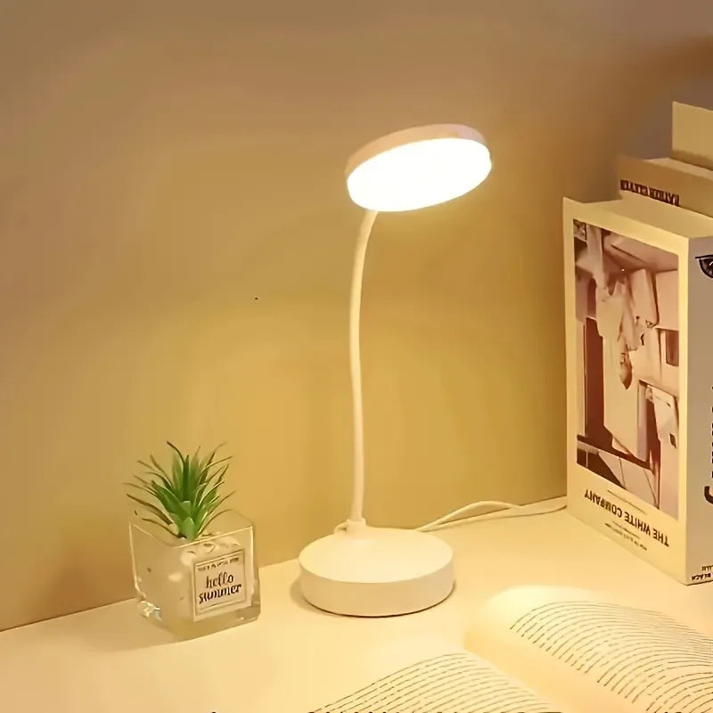 lampe led flexible blanc moderne interrupteur bouton poussoir câble usb opacité contemporaine rechargeable