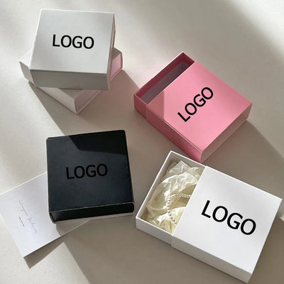 Boîte à bijoux vide personnalisable 5 pièces couleur saphir profond