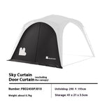 tente camping automatique imperméable grande capacité table chaises pliantes extérieur gris
