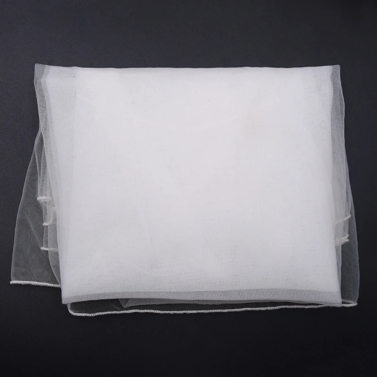 voile mariée blanc dentelle fine classique mariage translucide unique couche bride élégante