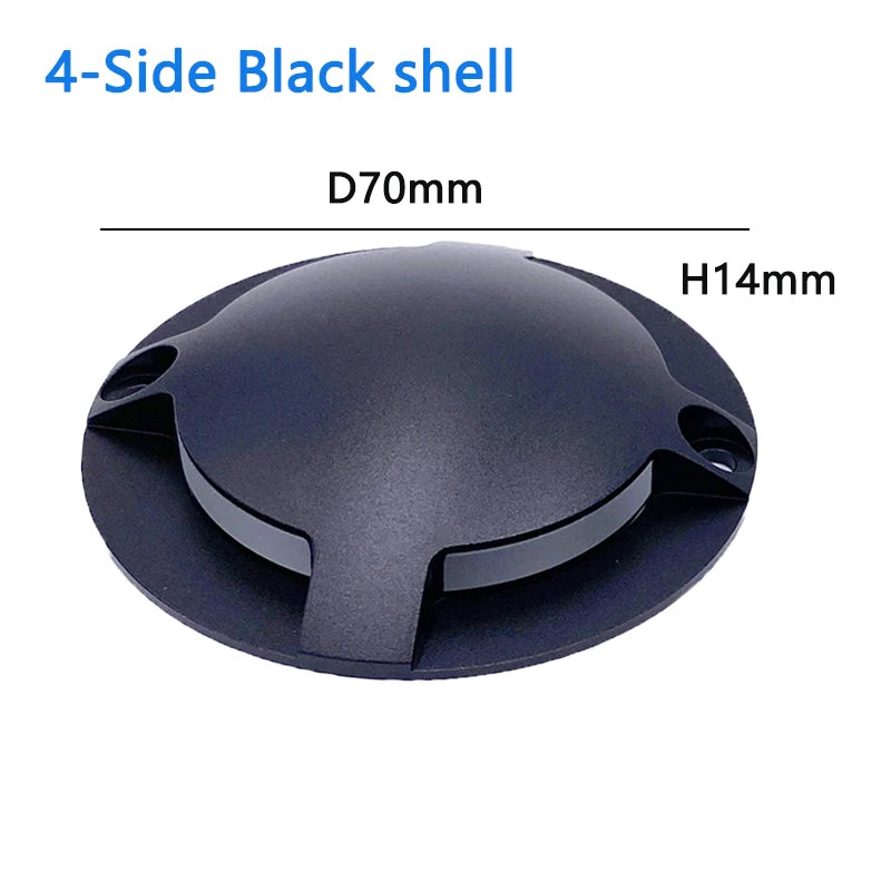 lumière solaire led noire argent moderne rainurée étanche ip67 12v 24v