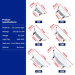 lampe led encastrable moderne blanc clips guide 3w 5w 7w 9w 12w 15w