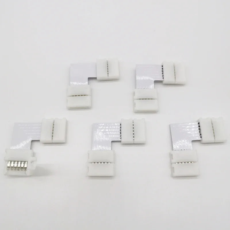 connecteurs électrique broches blancs moderne câbles 50cm RGBCCT LED sans soudure