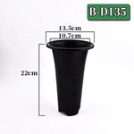 pots plante moderne perforés noir transparent profonds jardinintérieur 10pcs 5pcs