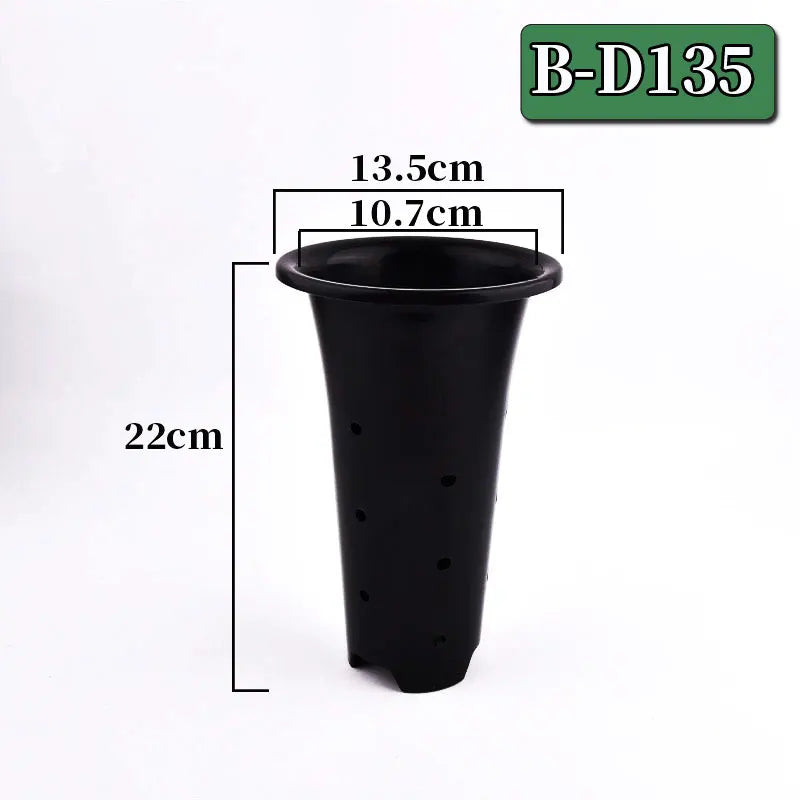 pots plante moderne perforés noir transparent profonds jardinintérieur 10pcs 5pcs