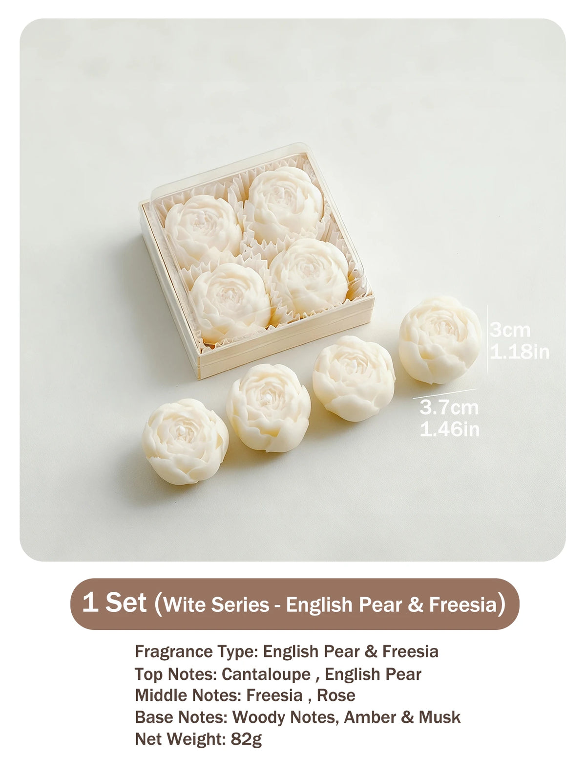 bougies parfumées rose fleur aromathérapie élégantes mariage cadeau femme anniversaire saint valentin