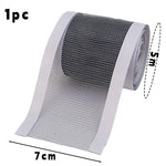 filet anti moustiques adhésif gris maille fine moderne 5m 7cm fenetre protection