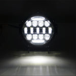 projecteur led phare noir moderne robuste diodes alignées cable ip67