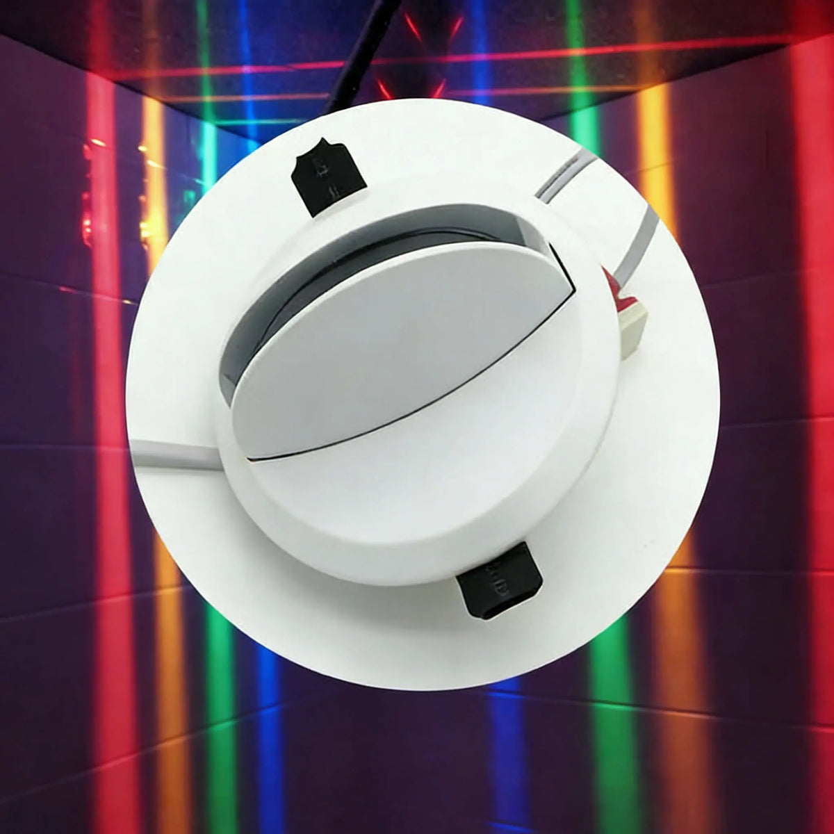 éclairage led encastrable moderne 360 degrés couleurs rgb télécommande bluetooth motifs géométriques minimaliste