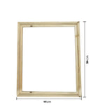 Cadre bois naturel classique photo mur maison 25cm 40cm 50cm