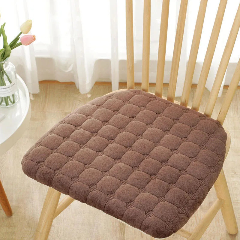 coussin siège forme amovible lavable mousse mémoire forme coton épais moderne bleu clair jaune