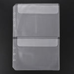 album scrapbooking pochettes transparentes anneaux métalliques rangement diy estampage modernes cartes imprimées plastique lisse
