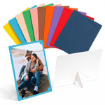 cadres photo carton moderne multicolore 4x6 5x7 6x8 pouces set 10