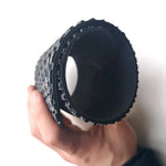 semelles sport antidérapantes résistantes hexagonales noires jaunes texturées minimalistes bricolage réparation chaussures travailleurs
