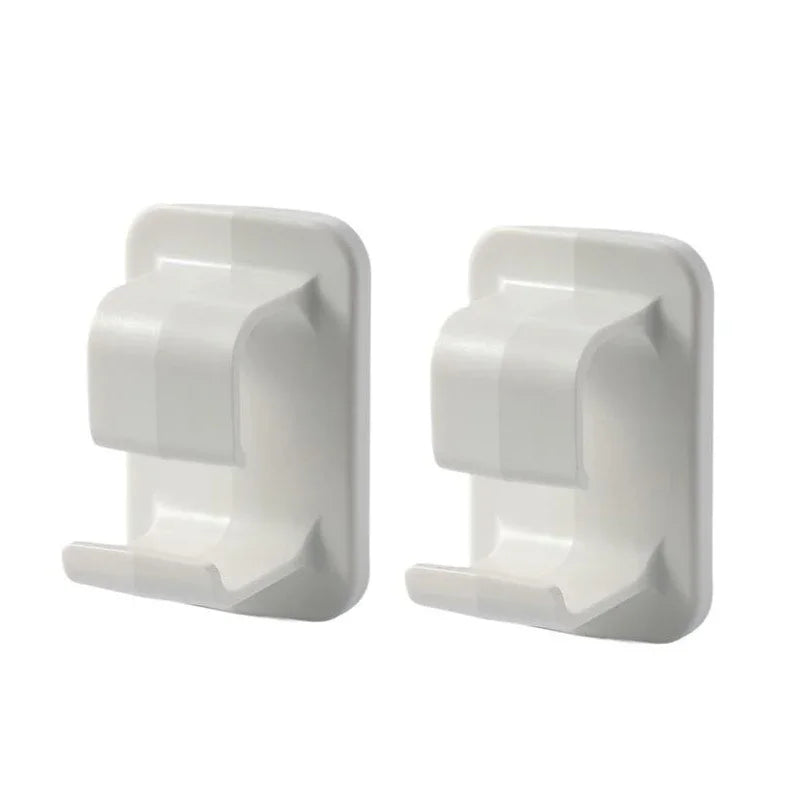 couvercle toilette blanc clips adhésifs pratique moderne salle bain rangement
