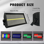 projecteur led stroboscopique couleur multiple effet scène dj moderne professionnel