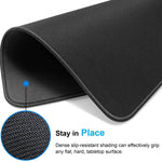 tapis souris noir caoutchouc antidérapant adhésif moderne petit gamer 40x45cm 25x29cm 20x25cm 18x22cm
