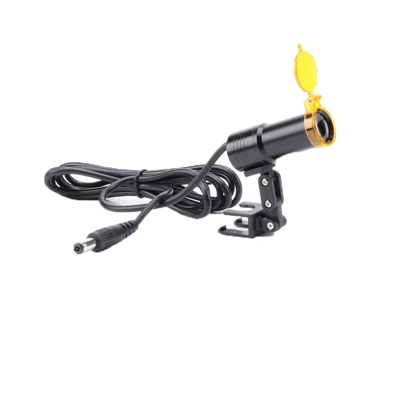 lampe torche led noire jaune intense clips moderne chargeur batterie