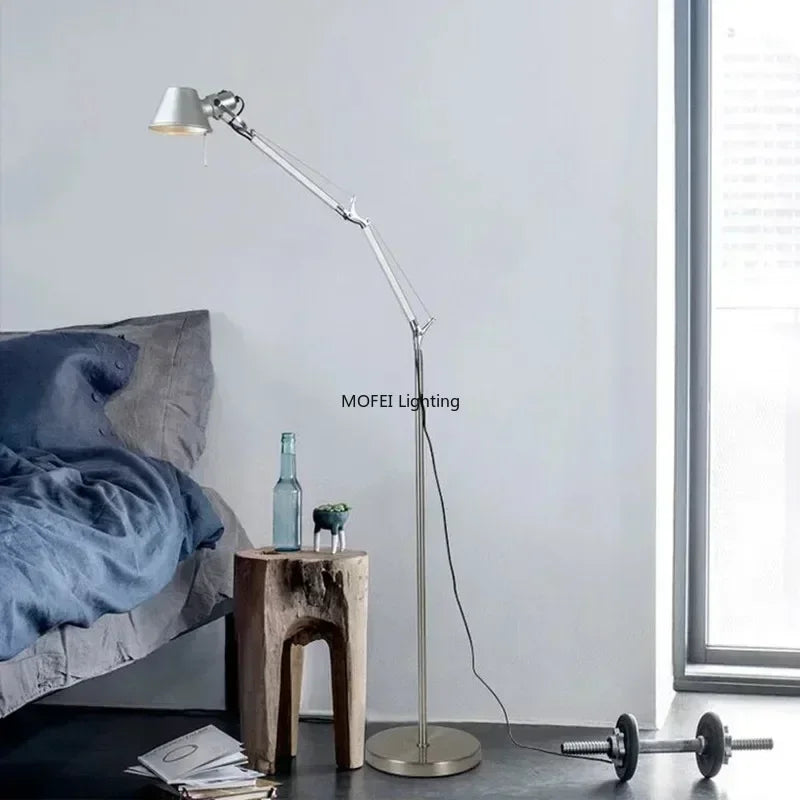 Lampe de chevet design italien pliable à bras long - ambiance
