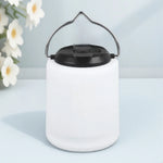lampe table moderne blanche rechargeable via usb anneau métallique simple lumière intérieure portative