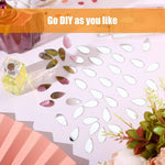 miroirs autocollants muraux argentés formes géométriques modernes décoration intérieure bricolage DIY 100 pièces transparents