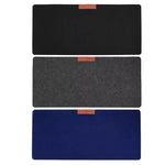 tapis feutre noir gris bleu marine moderne minimaliste 60x30cm 70x33cm