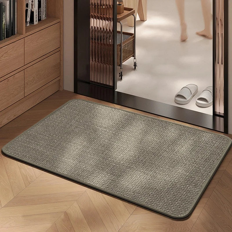 tapis bain noir moderne résistant rides absorbant l'eau antidérapant extérieur 40x60cm 50x60cm 30x60cm 80x90cm
