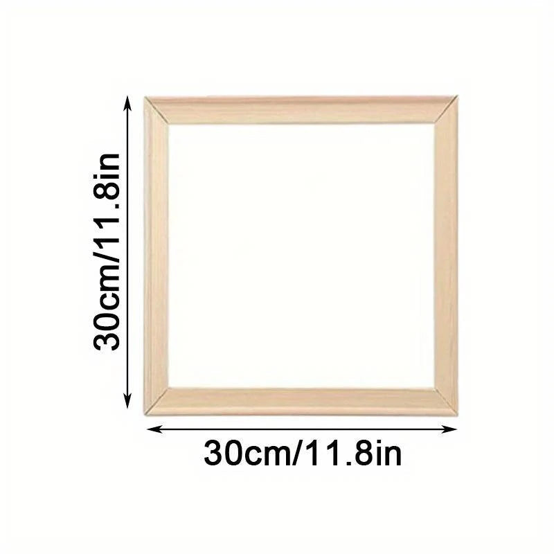 cadres photo bois classiques rectangulaires différents tailles décoration murale impressions artistiques naturelles abstraites compositions