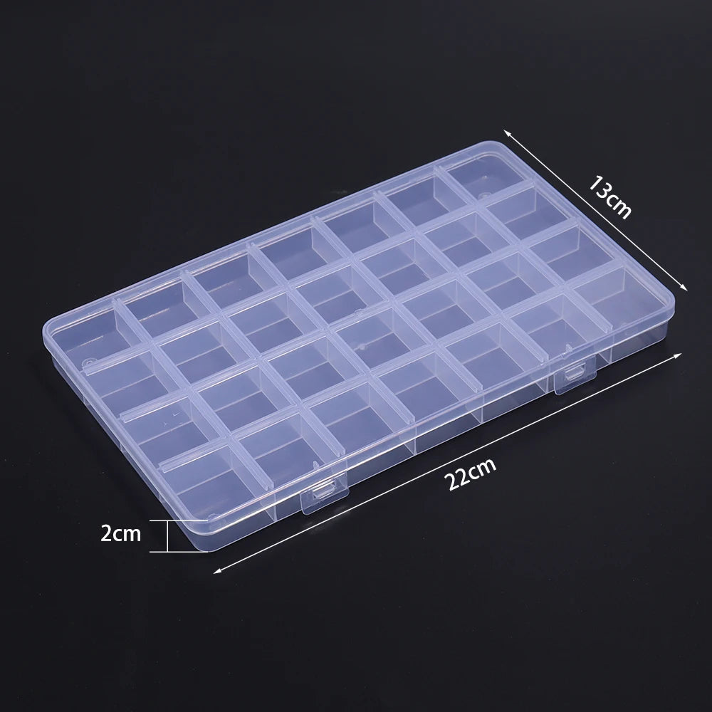 boîtes rangement bijoux transparentes modernes compartimentées clips portables voyage commercial
