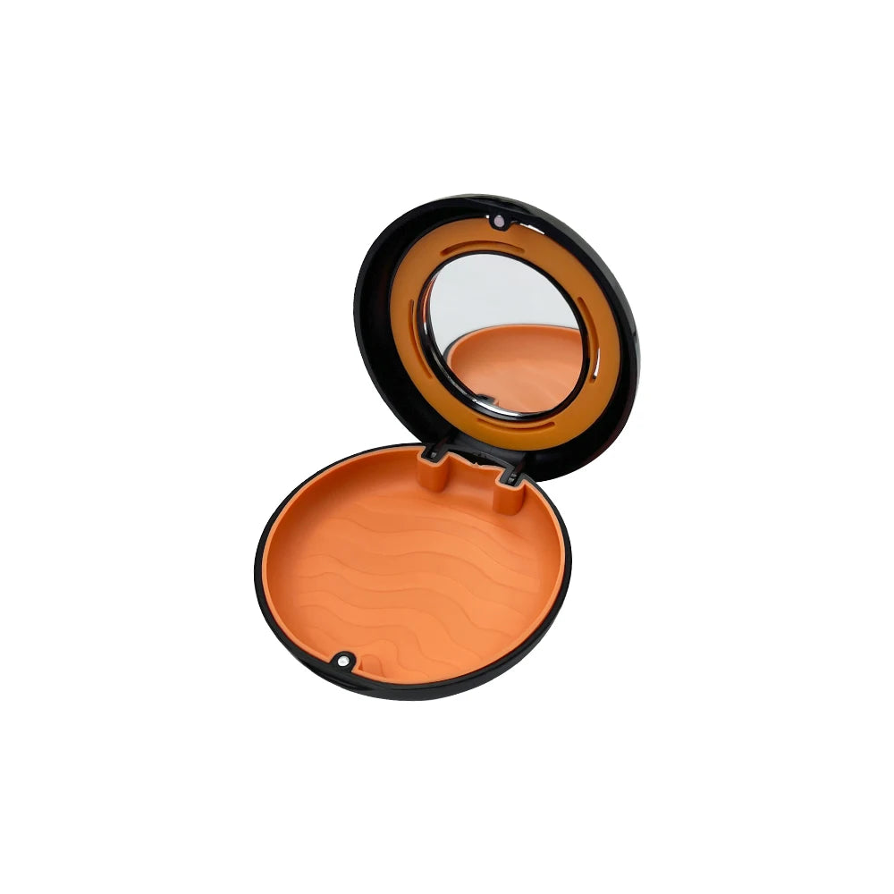 boîte rangement accessoires dentaires noir bleu moderne miroir orange rose violet