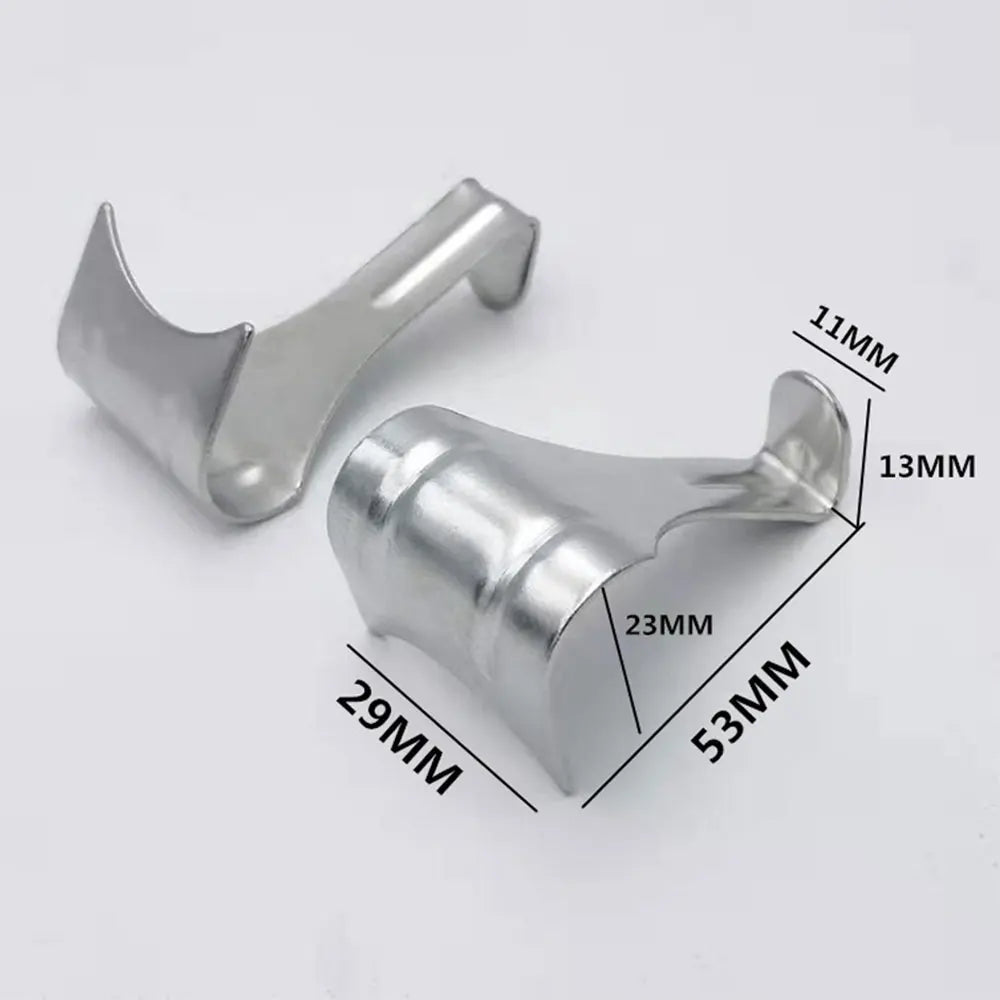porte clés argenté moderne plat lisse 53mm 29mm 11mm pack 50 pièces