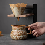 tasses porcelaine rustique marron beige gris texture grungy artisanal respectueux environnement