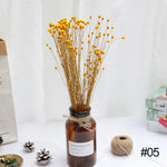 ornements photographie bouquets artificiels couleurs vives naturel rustique fixations ruban jute fond photo