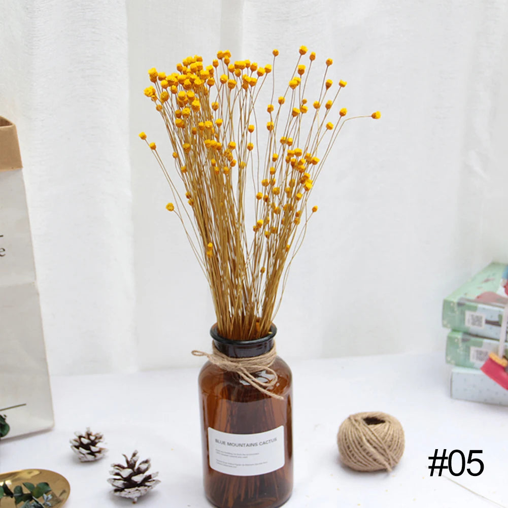 ornements photographie bouquets artificiels couleurs vives naturel rustique fixations ruban jute fond photo