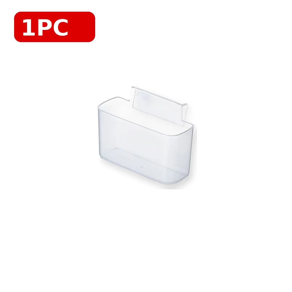 organisateur porte réfrigérateur transparent clips compartiments rangement PP PS moderne pratique