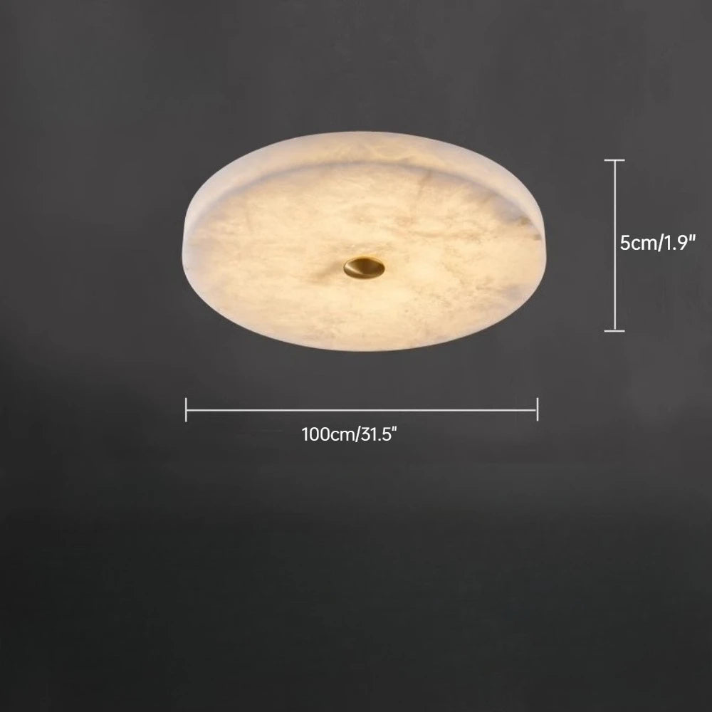 lampe moderne marbre naturel blanc beige brun doré cuivre led cuisine chambre salle manger