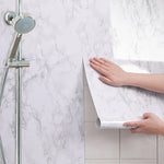 Papier peint adhésif imperméable motif moderne pour salle de bain