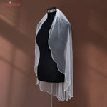 voile mariée blanc bordure peigne classique transparent soirée