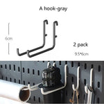 porte serviettes blanc noir clips boîte rangement moderne minimaliste plastique