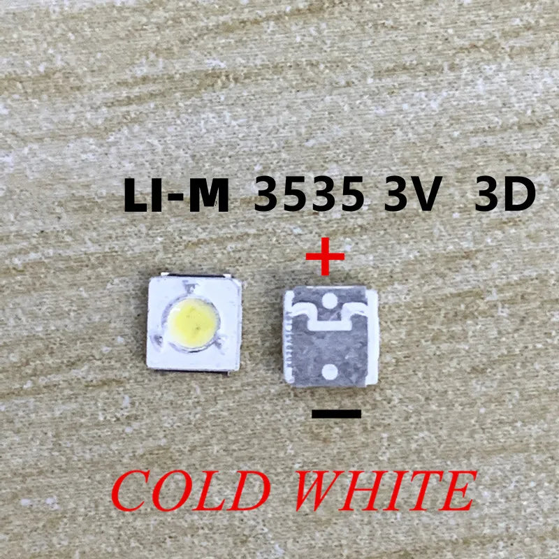 diodes led blanc froid 3v 6v 3535 surface mount électronique cathode anode